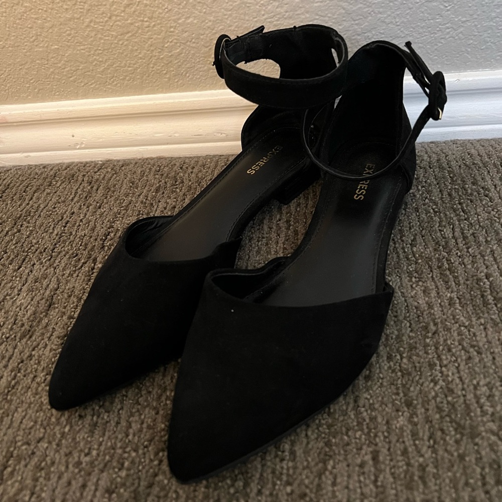 Express Black Flats